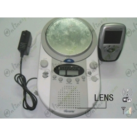 Waterproof CD/AM/FM Radio Play With a mirror Hidden 2.4Ghz Wireless Camera with Receiver